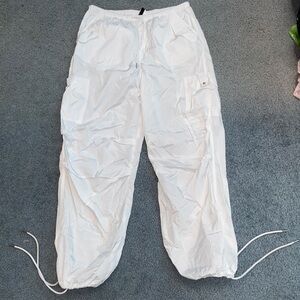 White track pants h&m